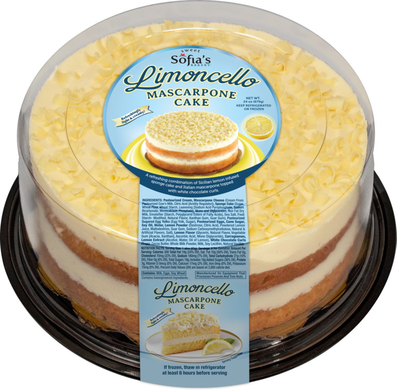 Limoncello Mascarpone Cake - 7" Retail