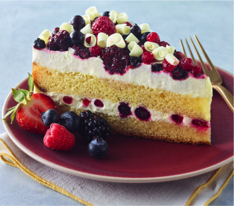 Mixed Berry Cake - 10"